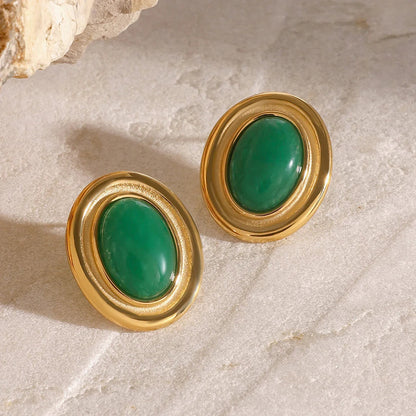 [GALE]Fresca Gemstone Earrings