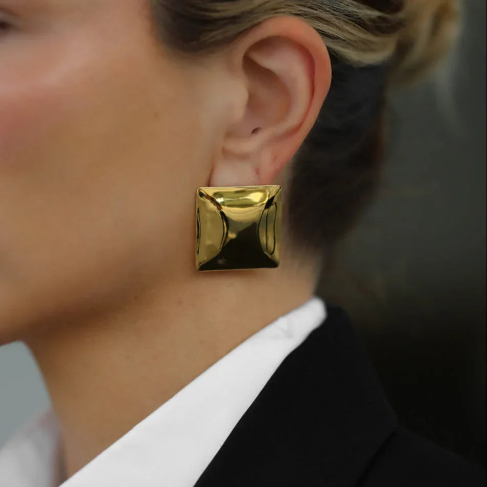 [GALE]Fischer Chunky Pillow Earrings