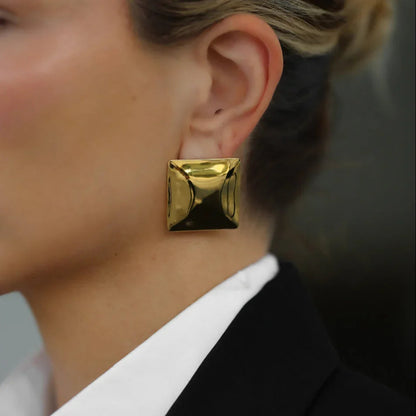 [GALE]Fischer Chunky Pillow Earrings