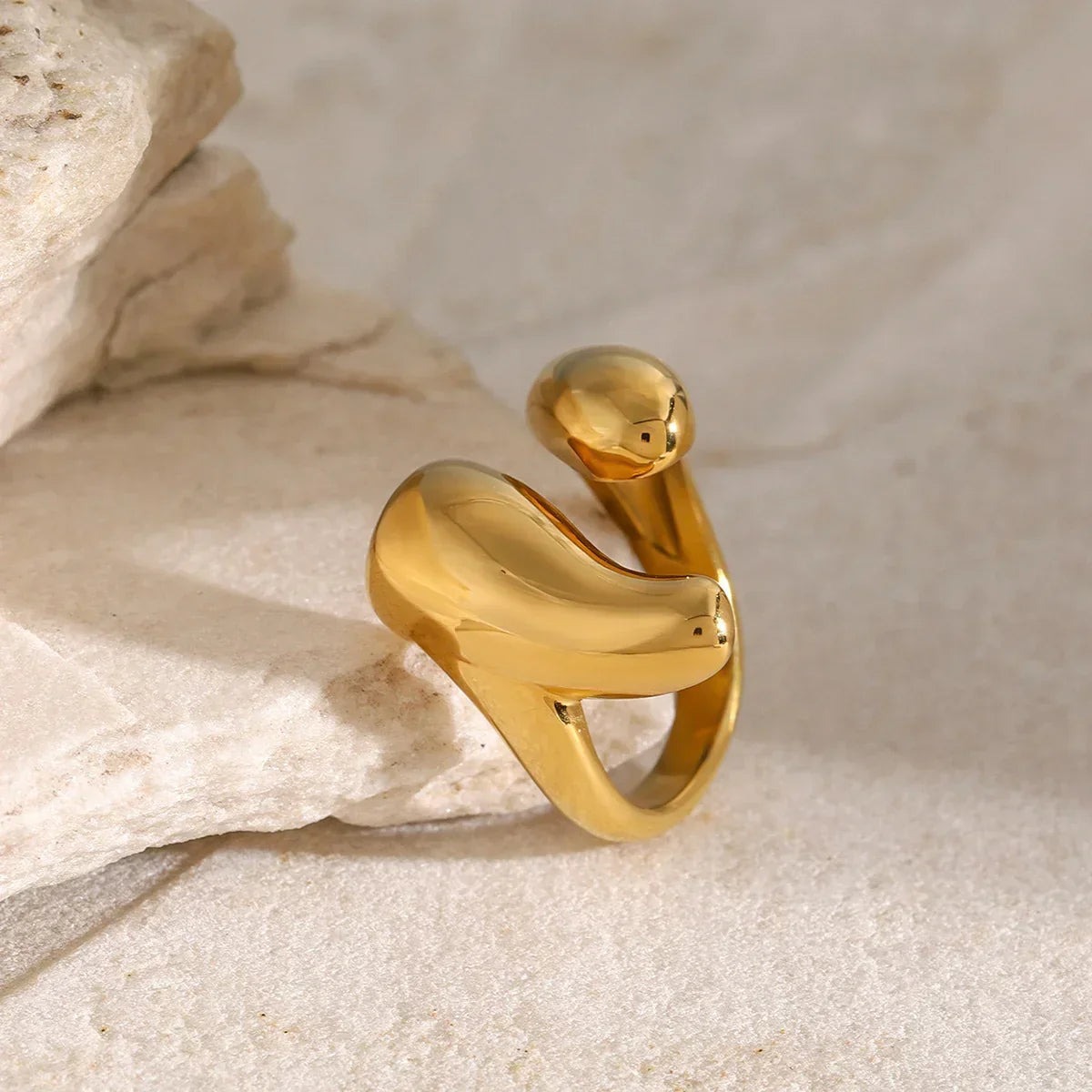 [GALE]Abstract Gold Ring