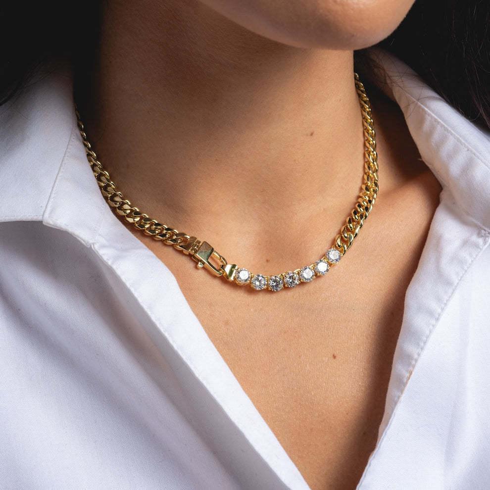 [GALE]Maelle Diamond Necklace