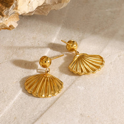 [GALE]Delianna Shell Earrings