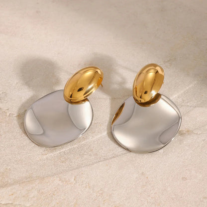 [GALE]Destiny Chunky Gold Drop Earrings