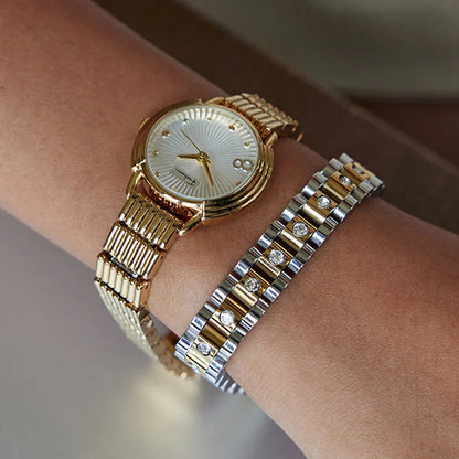 [GALE]Gold Watchband Bracelet