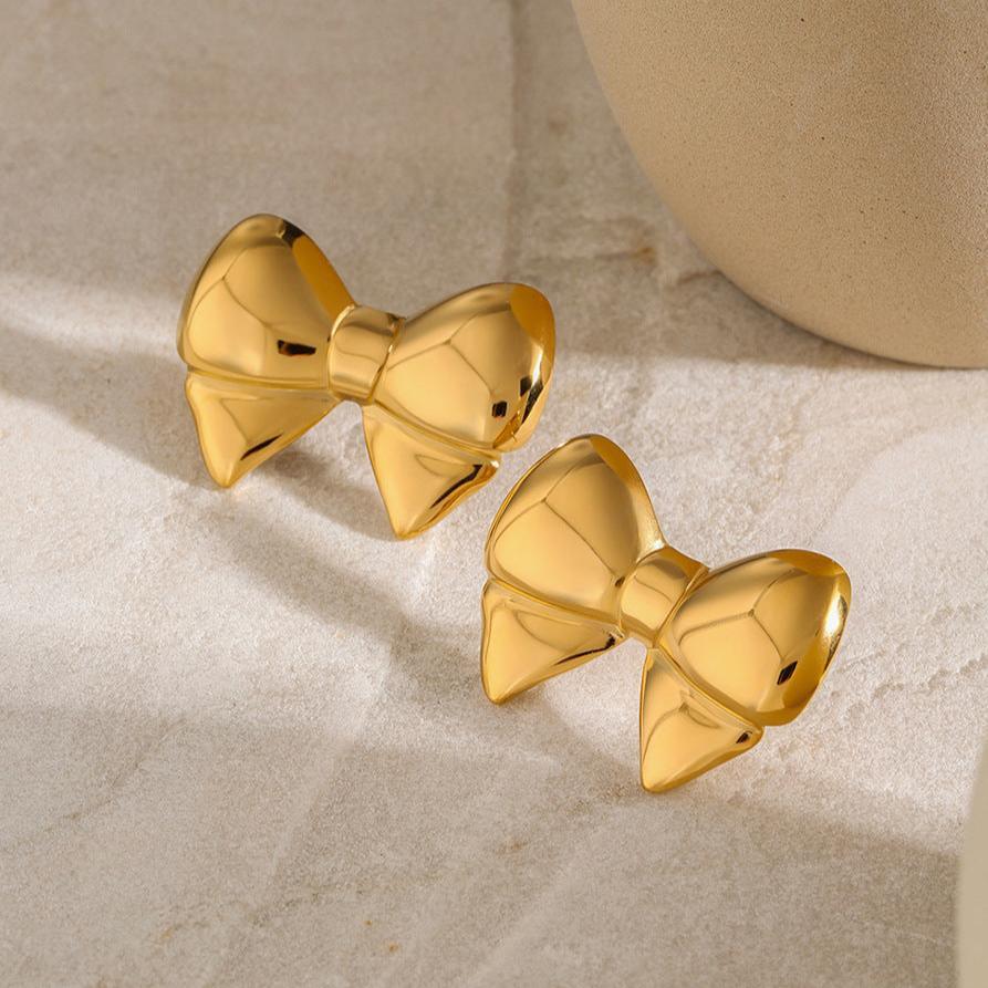 [GALE]Regina Bow Earrings