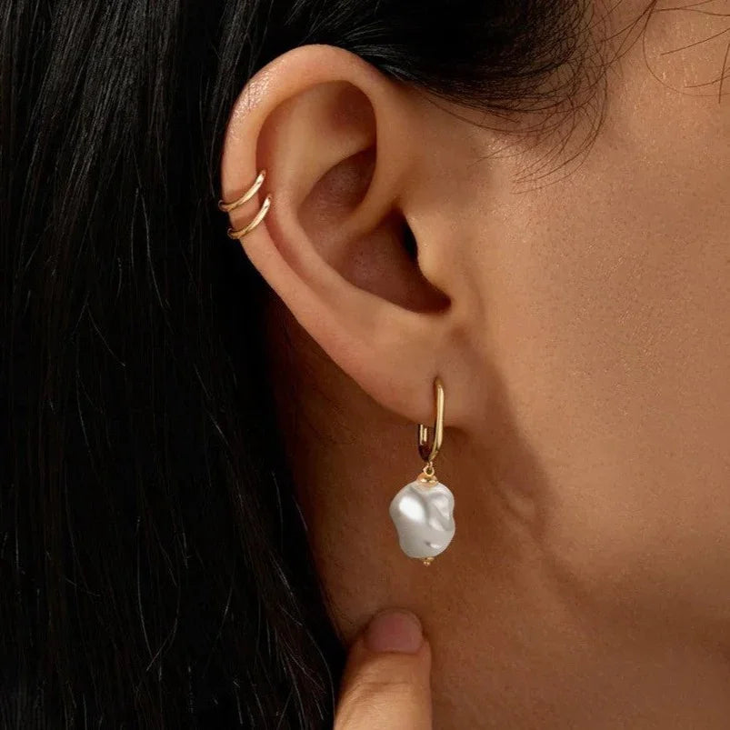 [GALE]Denise Freshwater Pearl Earrings