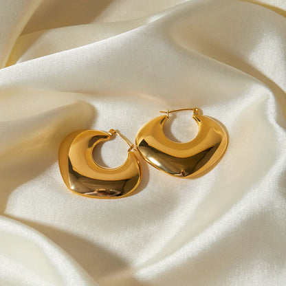 [GALE]Fawn Gold Hoops