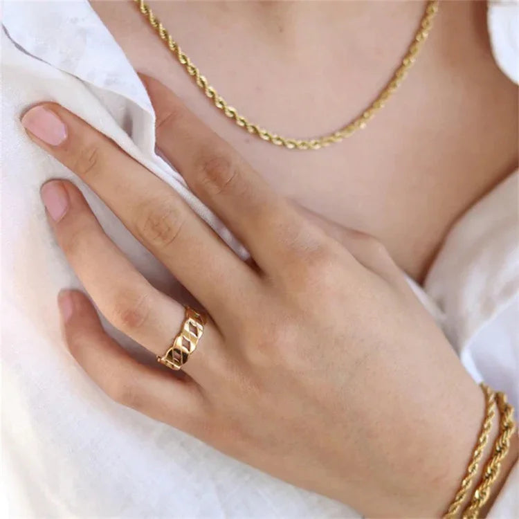 [GALE]Leah Gold Ring