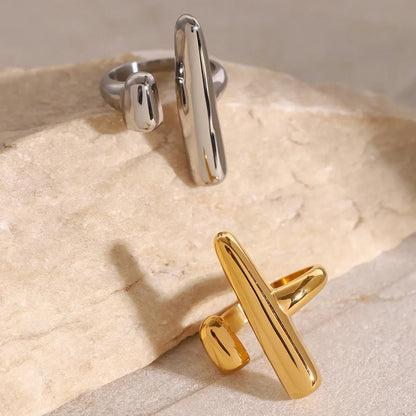 [GALE]Seraphina Contemporary Gold Ring