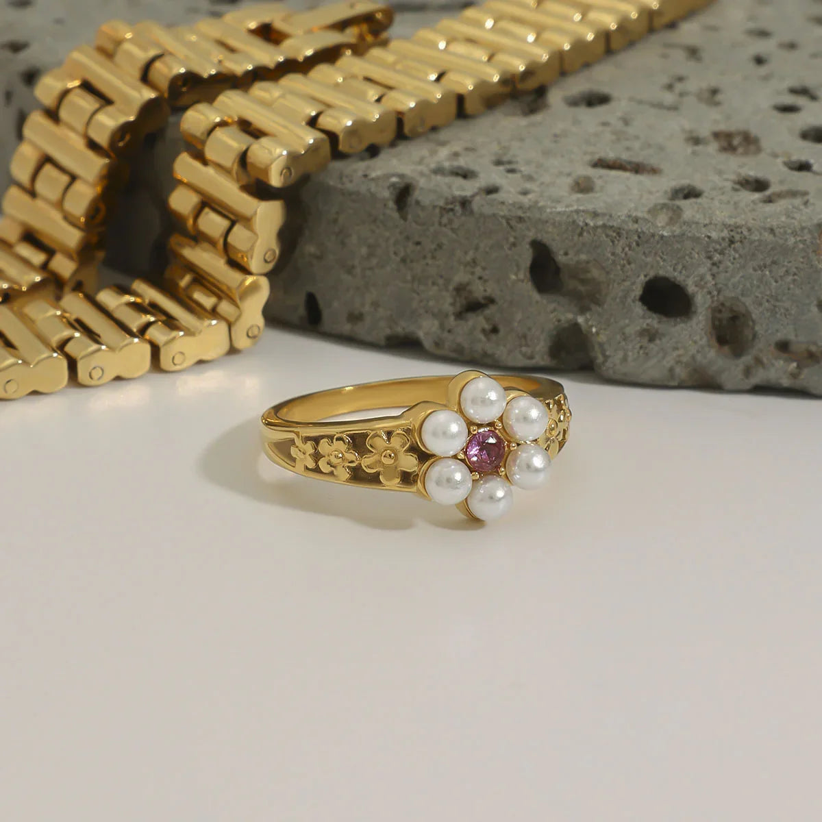 [GALE]Thalia Freshwater Pearl Ring