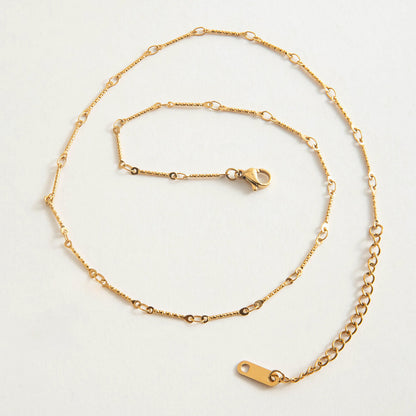 [GALE]Amy Linked Chain Gold Necklace