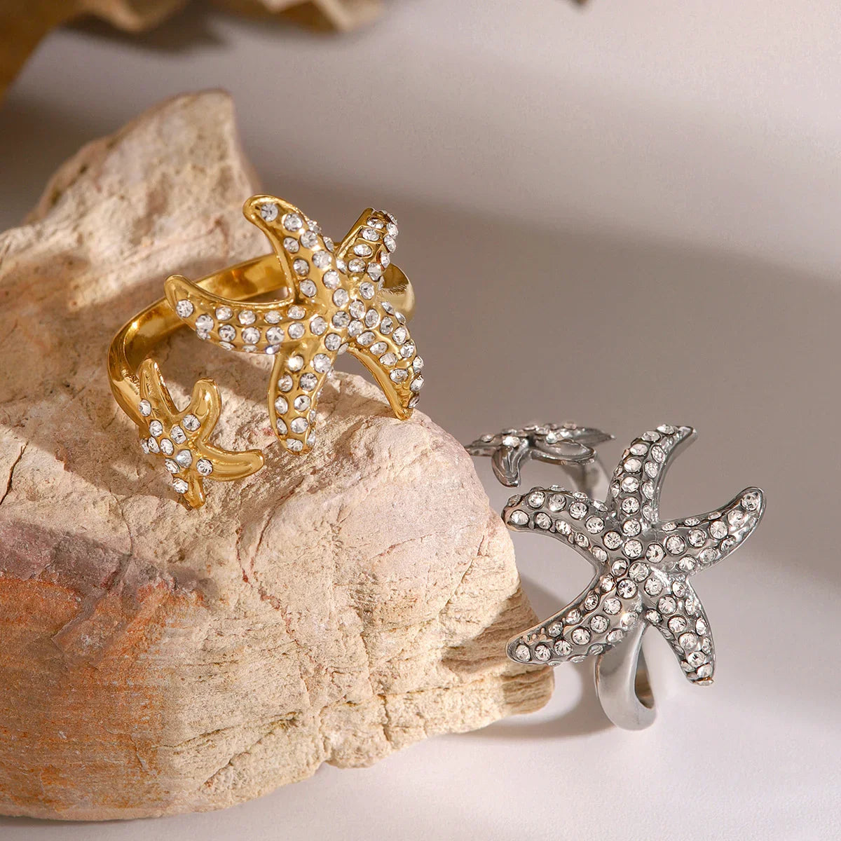 [GALE]Marina Starfish Diamond Ring