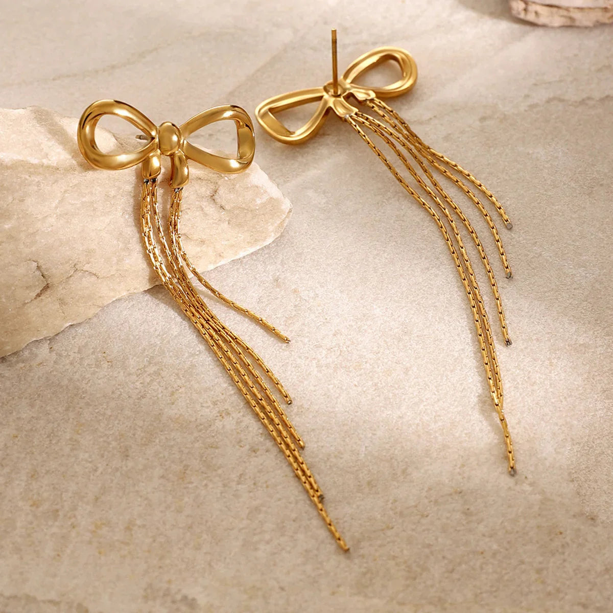 [GALE]Yvette Bow Earrings