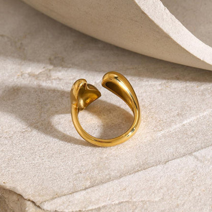 [GALE]Abstract Gold Ring