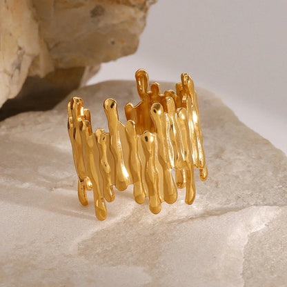 [GALE]Zoella Abstract Gold Ring