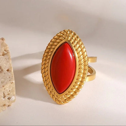 [GALE]Heidi Marquise Gold Ring