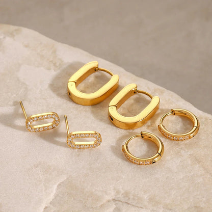 [GALE]Ryleigh Diamond Hoop Bundle