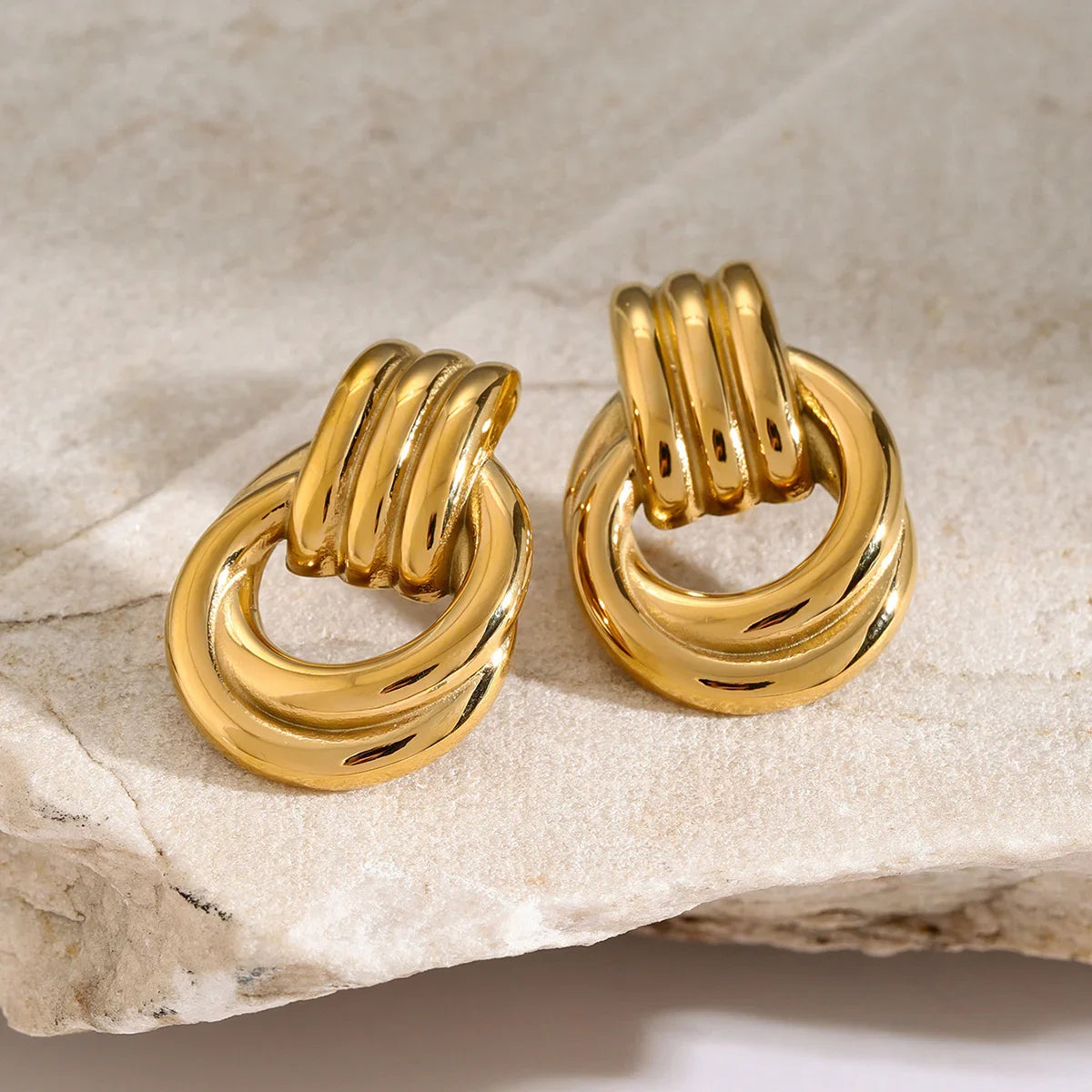 [GALE]Luna Layered Hoop Earrings