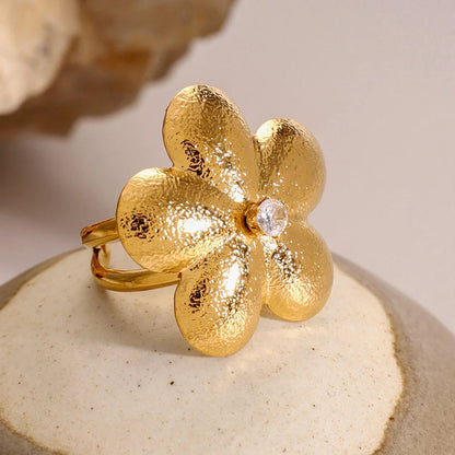 [GALE]Flora Gold Petal Ring