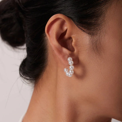 [GALE]Nina Pearl Earrings