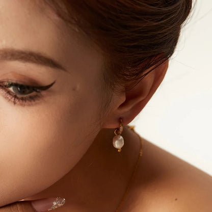 [GALE]Sara Pearl Earrings