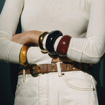 [GALE]Kaitlyn Chunky Acrylic Bangle