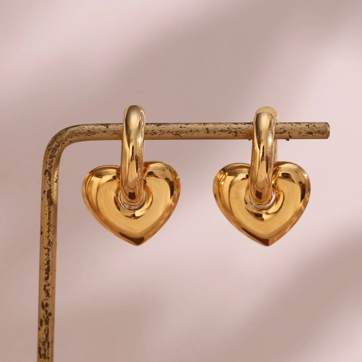 [GALE]Aria's Arrow Gold Earrings