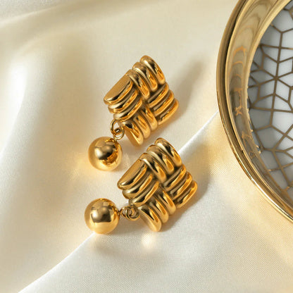 [GALE]Alba Gold Earrings