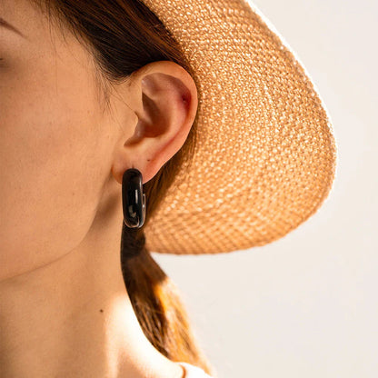 [GALE]Natalia Chunky Gold Hoops