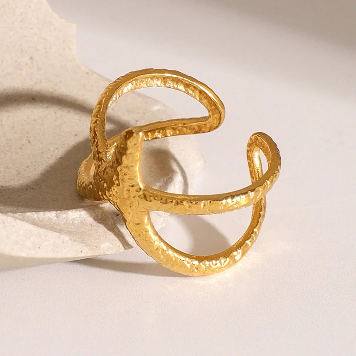 [GALE]Aurelie Gold Starfish Ring