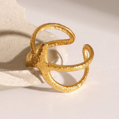 [GALE]Aurelie Gold Starfish Ring