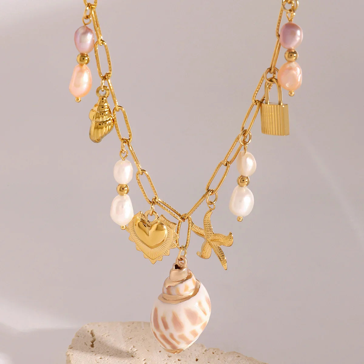 [GALE]Pacific Freshwater Pearl Necklace