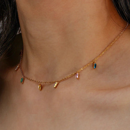 [GALE]Josephine Gemstone Necklace