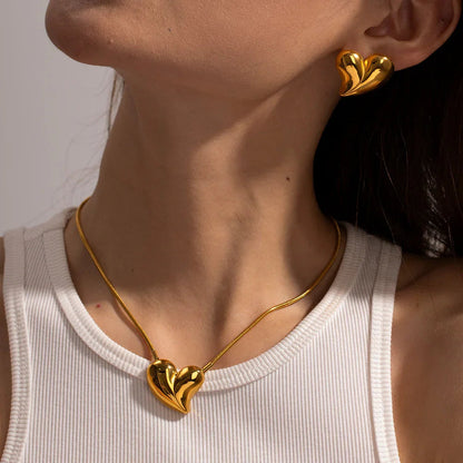 [GALE]Dorothea Heart Necklace