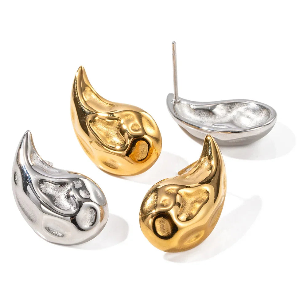 [GALE]Raven Vintage Teardrop Earrings