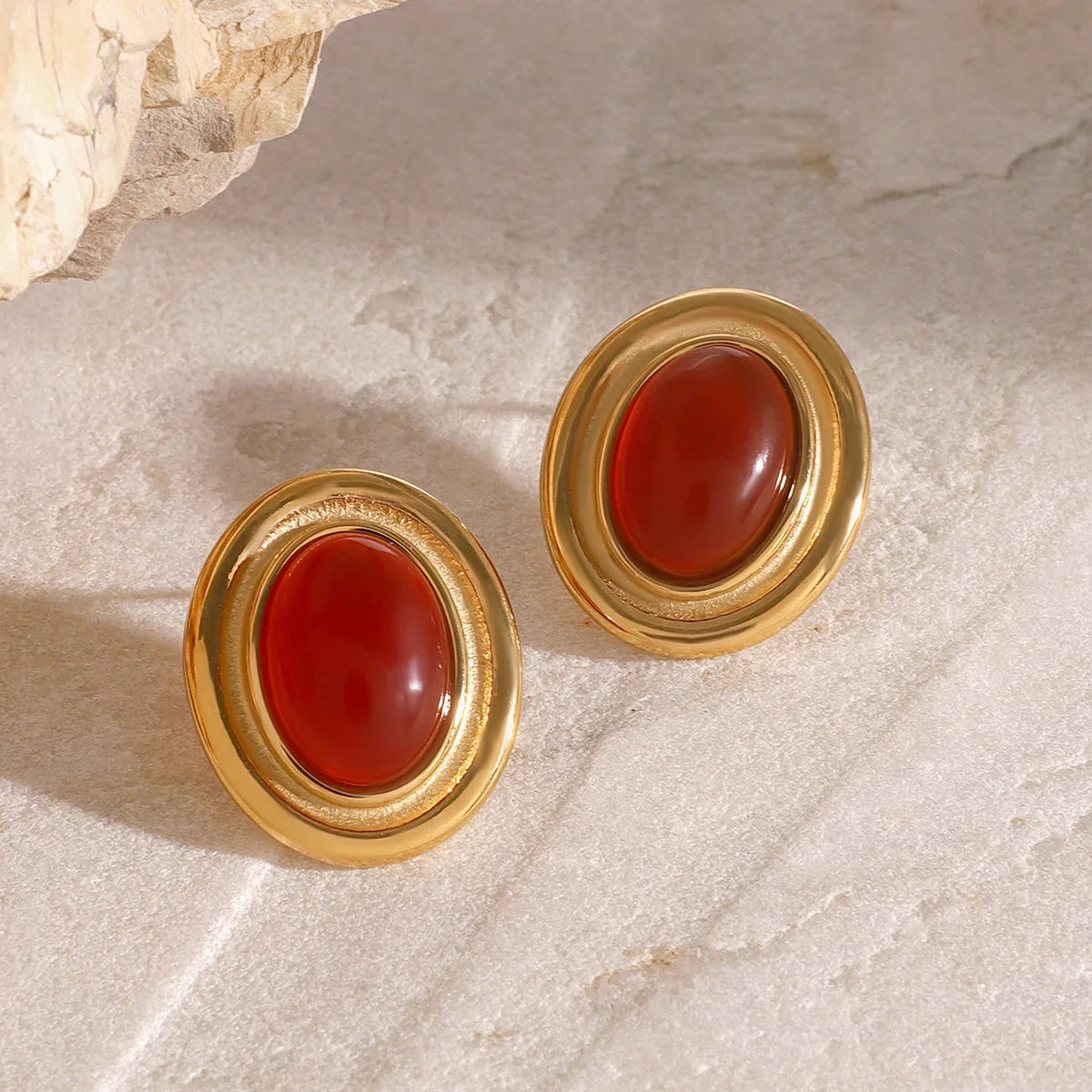 [GALE]Fresca Gemstone Earrings