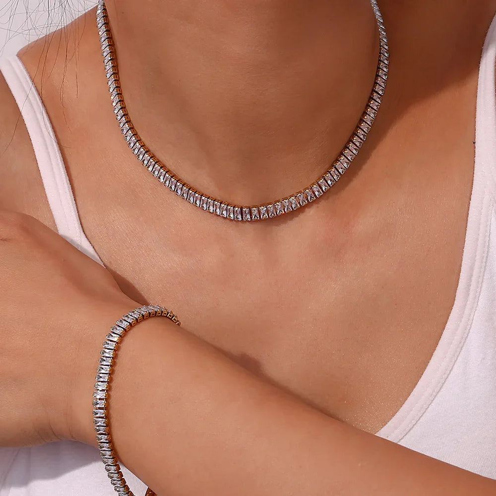 [GALE]Zora Diamond Necklace