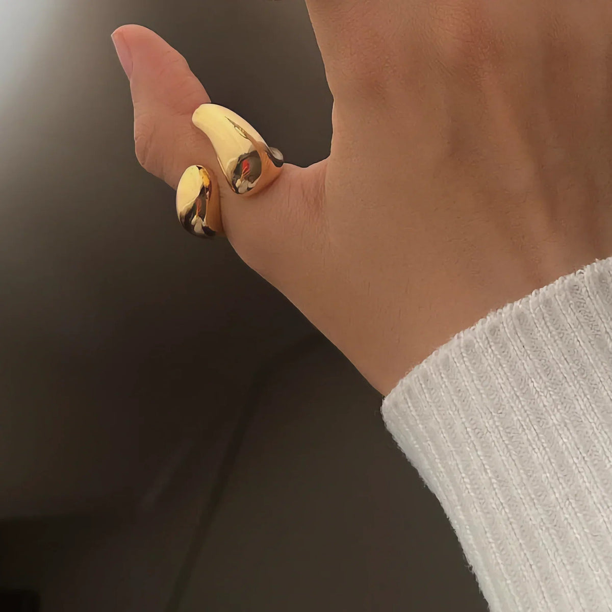 [GALE]Abstract Gold Ring