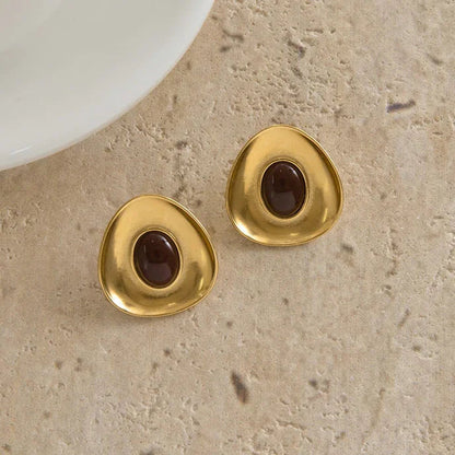 [GALE]Orissa Gold Enamel Earrings
