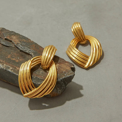 [GALE]Selma Gold Knot Earrings