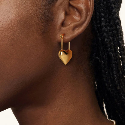 [GALE]Jessamine Heart Earrings