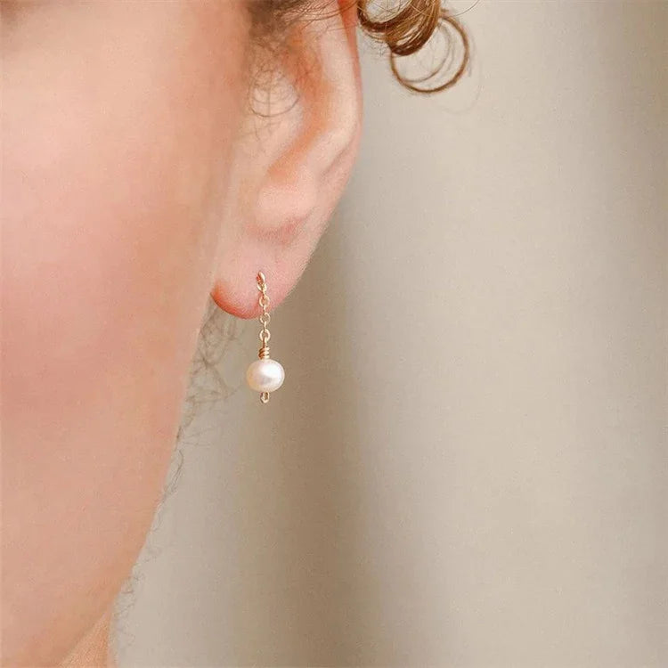 [GALE]Dorothy Pearl Earrings
