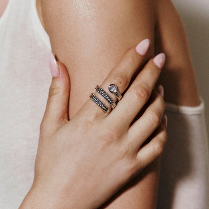 [GALE]Davina Gold Serpent Ring