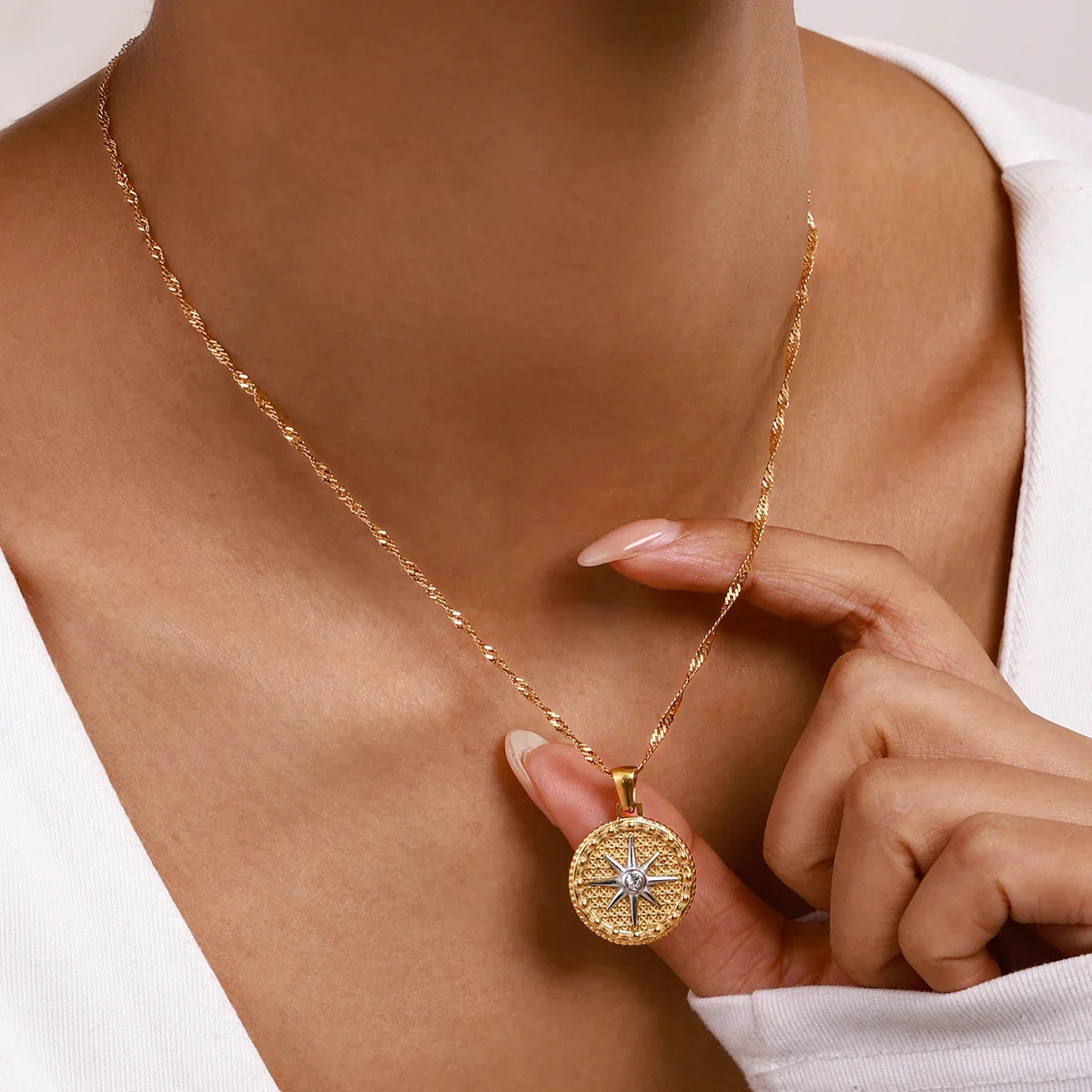 [GALE]Parker Gold Star Pendant