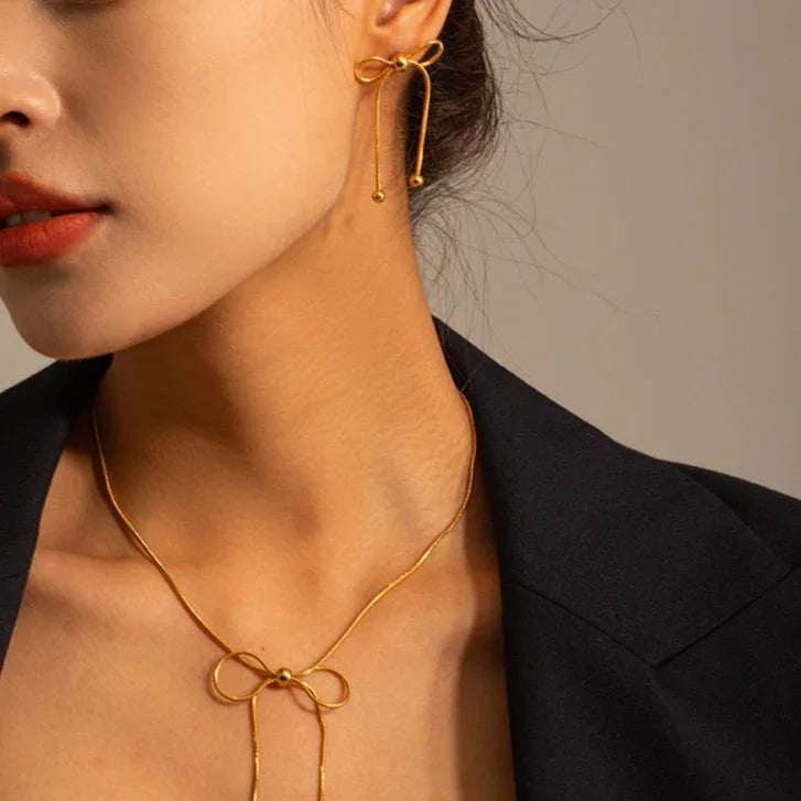 [GALE]Annie Gold Earrings