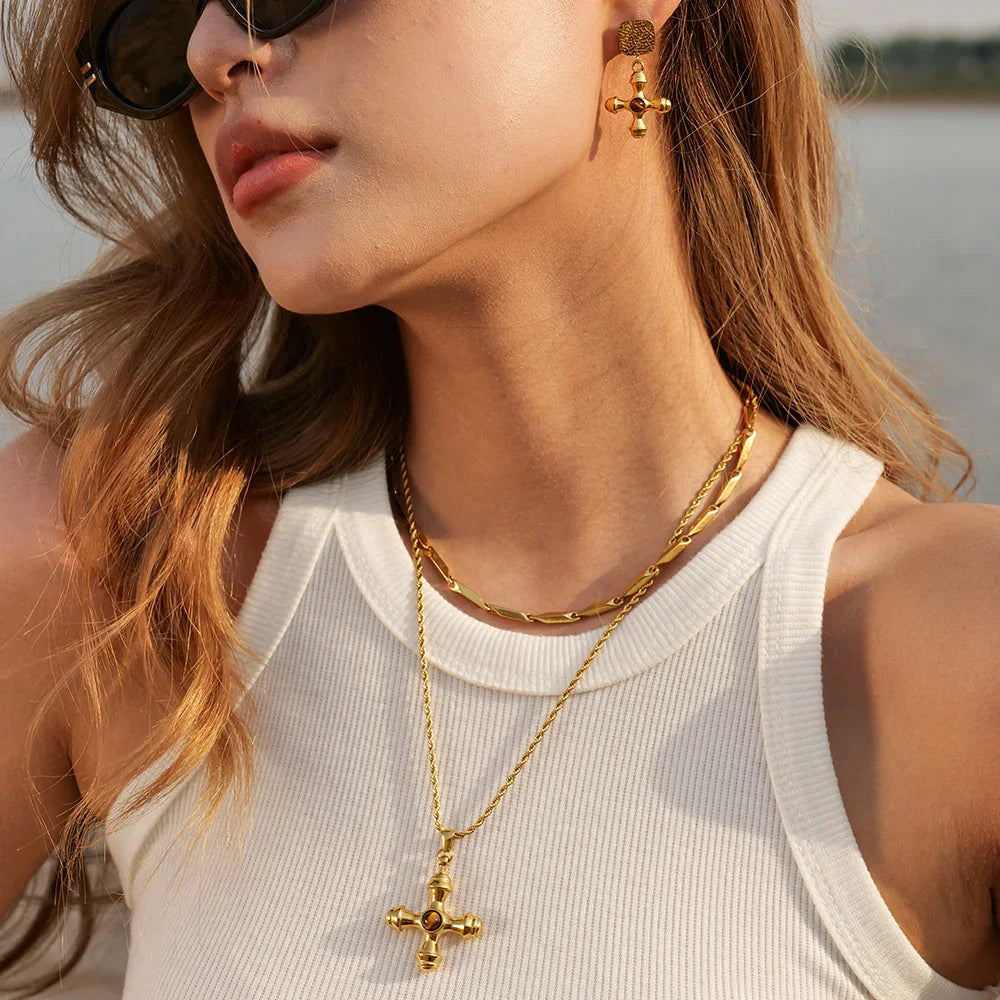 [GALE]Della Gold Necklace