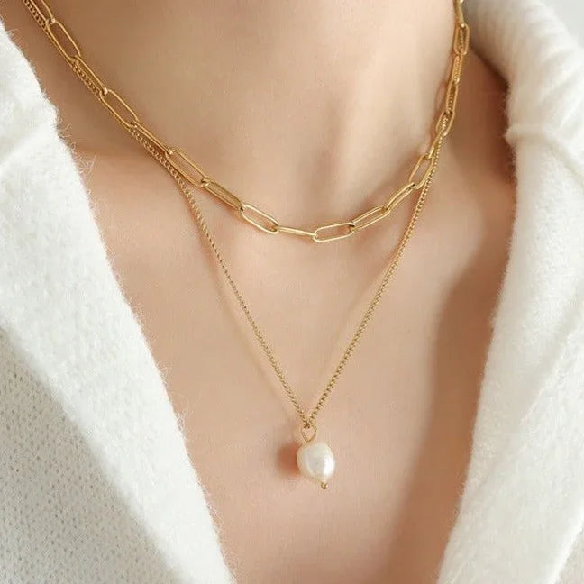 [GALE]Undine Freshwater Pearl Necklace