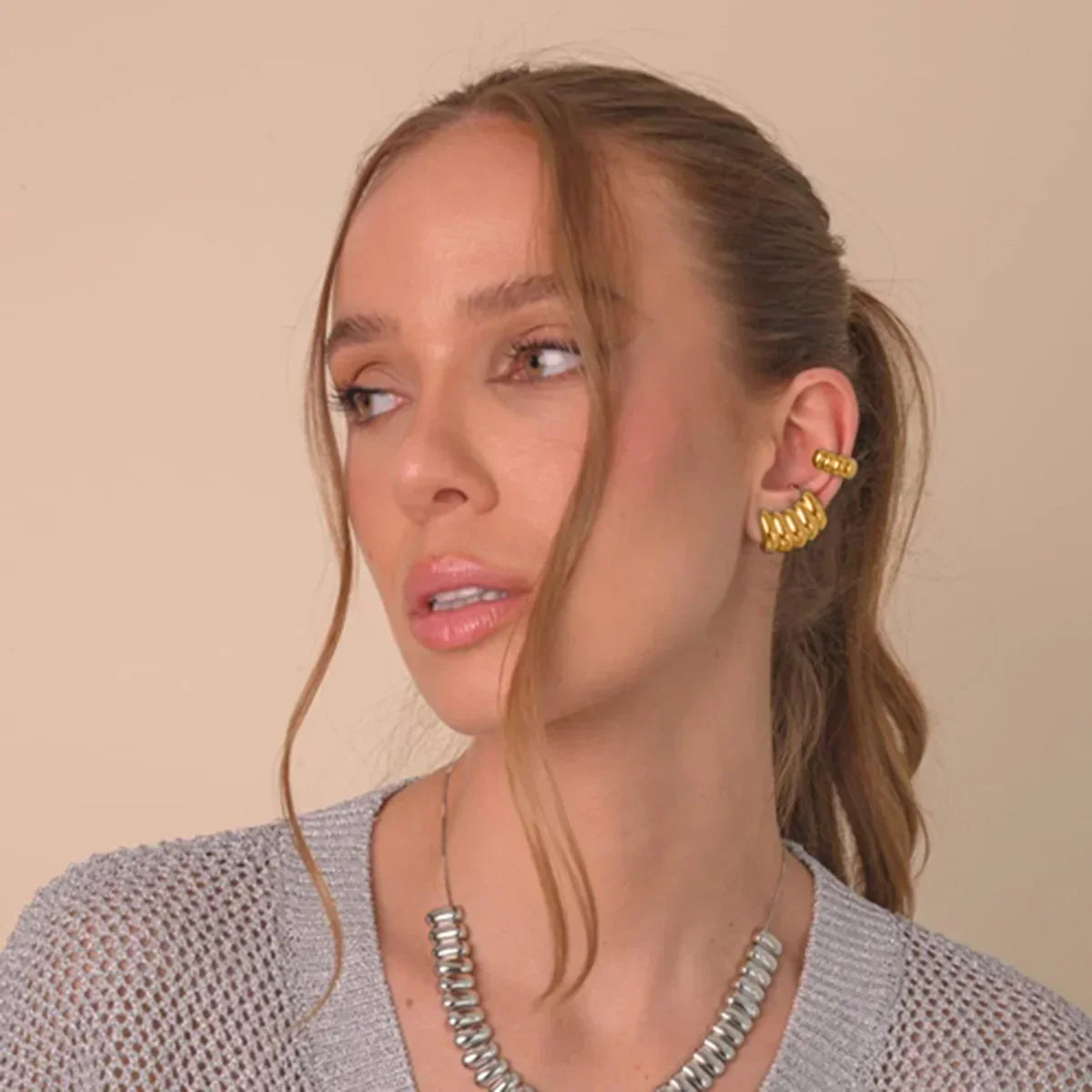 [GALE]Beatrix Gold Earrings