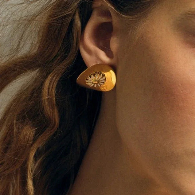 [GALE]Georgiana Gold Earrings