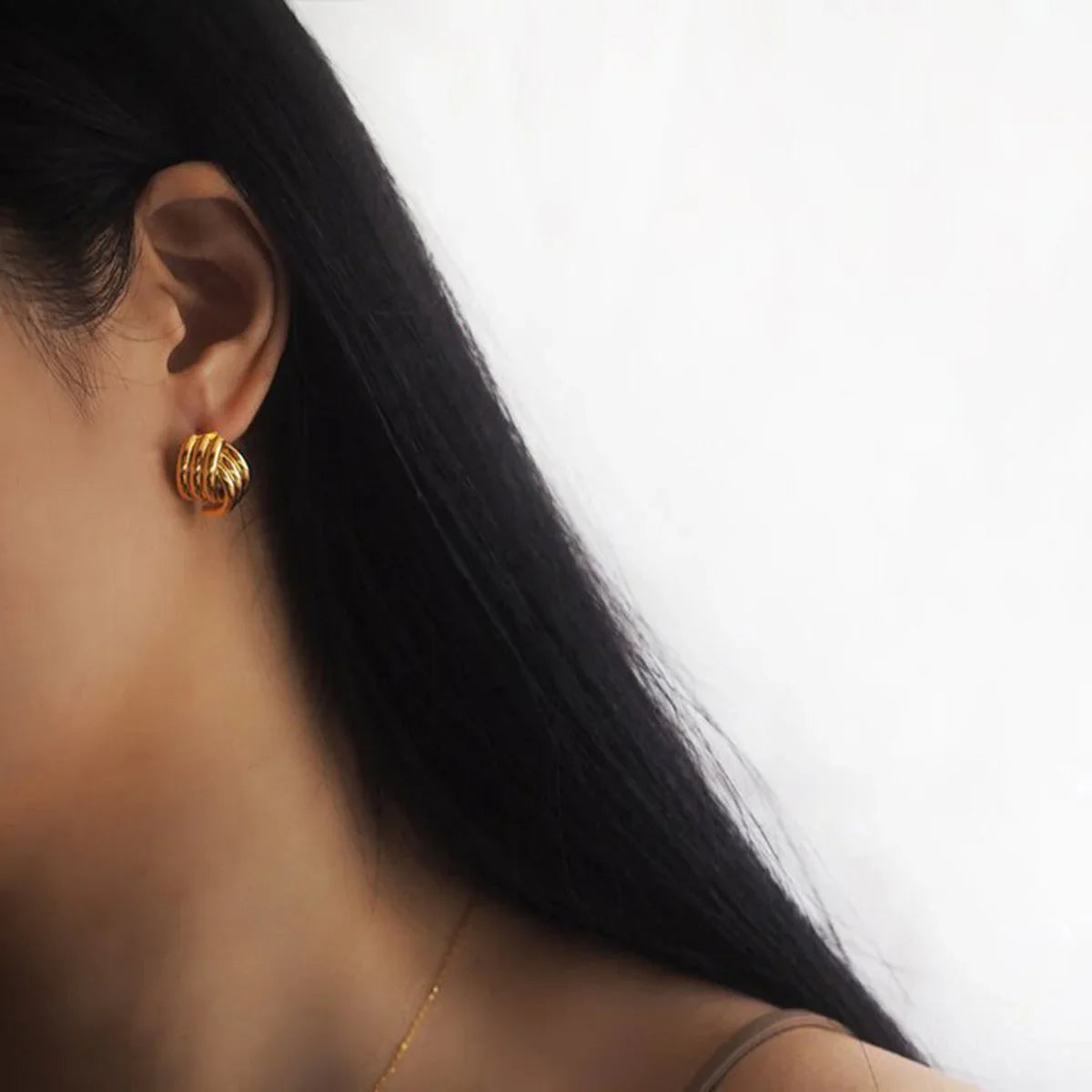 [GALE]Avalon Gold Earrings